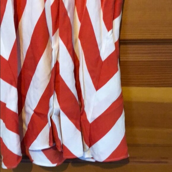 New Diane von Furstenberg silk woven rope neckline candy stripe tank blouse top - Picture 10 of 12